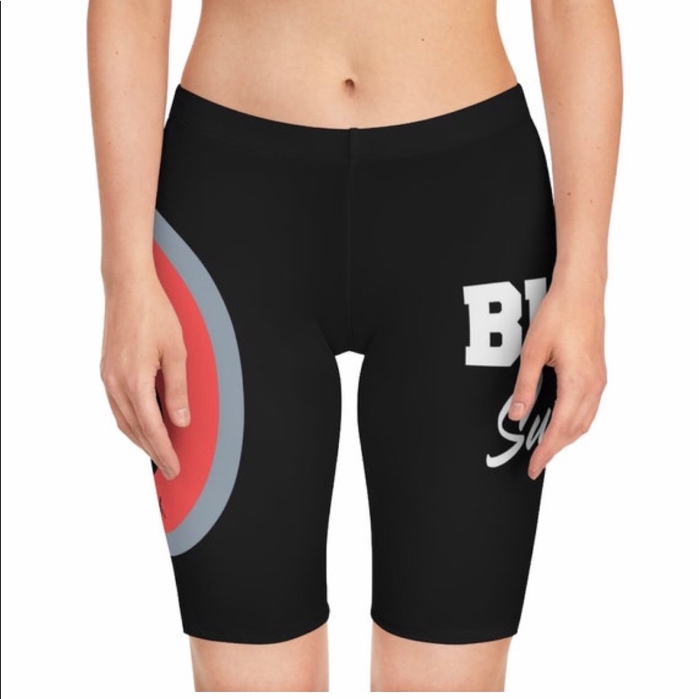 Black Summer Women Black Bike Summer Shorts